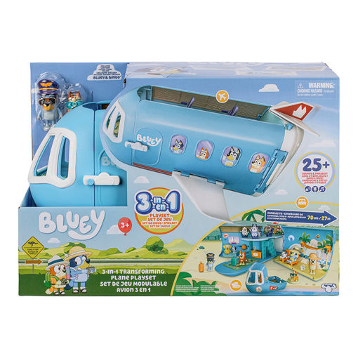 Picture of Bluey 3-In-1 Transforming Plane Playset